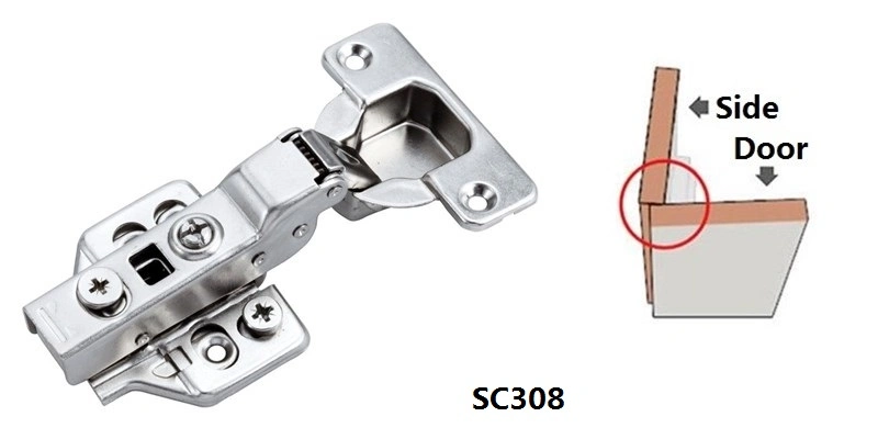 Furniture Accessories Soft Closing 3D Kitchen Cabinet Door Clip on Hydraulic Concealed Hinge