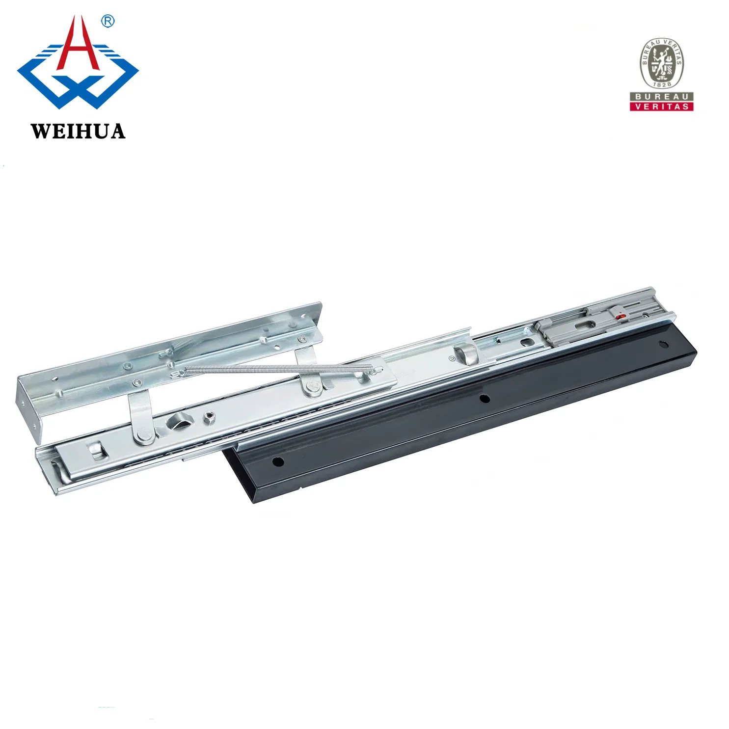 Scivolo per tavolo da pranzo elevabile per armadio con scivolo per cassetto morbido a tre pieghe da 20 pollici