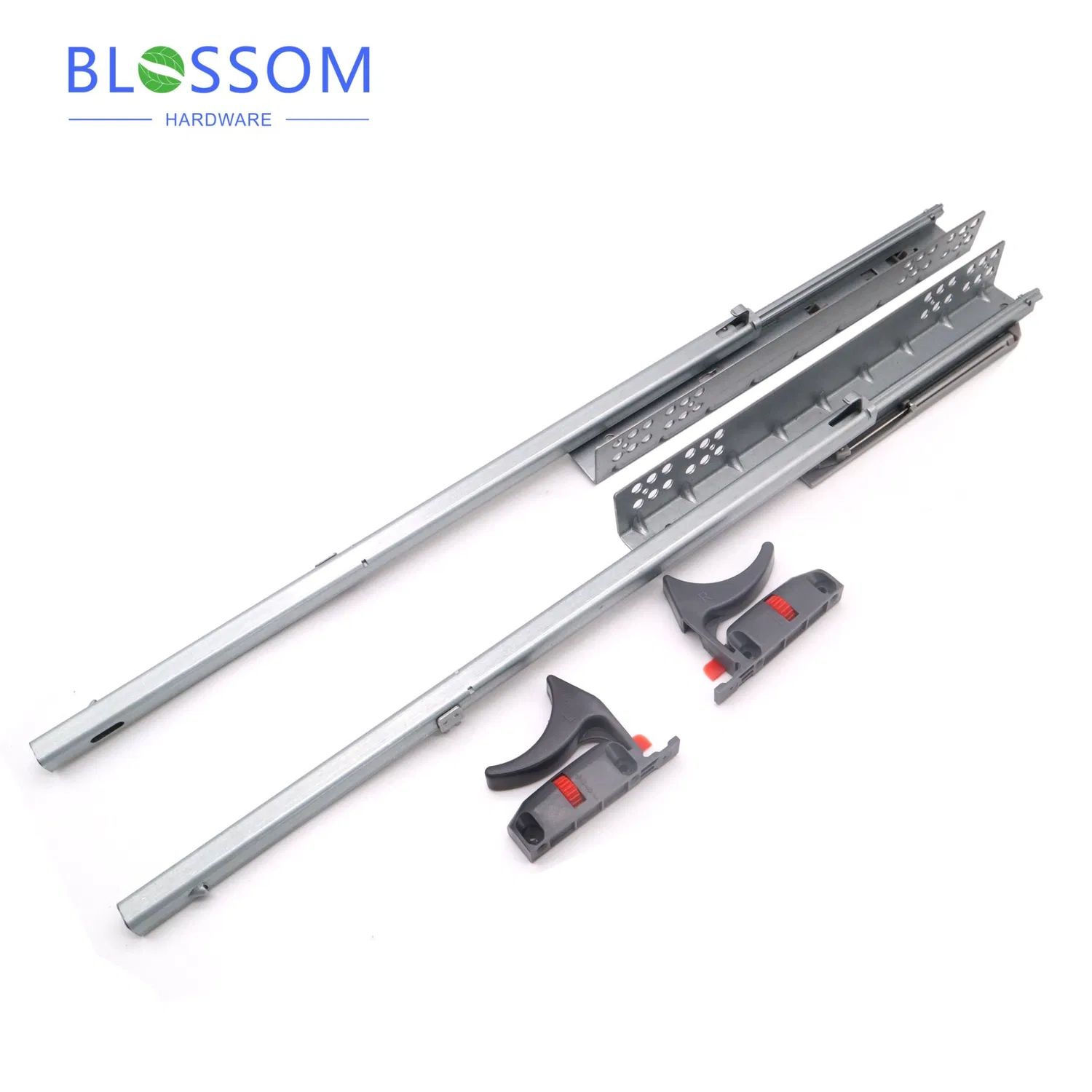 Guide di scorrimento per cassetti nascoste con ammortizzatore a chiusura ammortizzata sottopiano da 450 mm