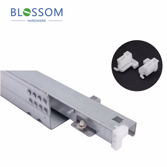 Buffer di smorzamento telescopico con chiusura morbida Guide per cassetti nascoste Guide per montaggio inferiore a 2 sezioni
